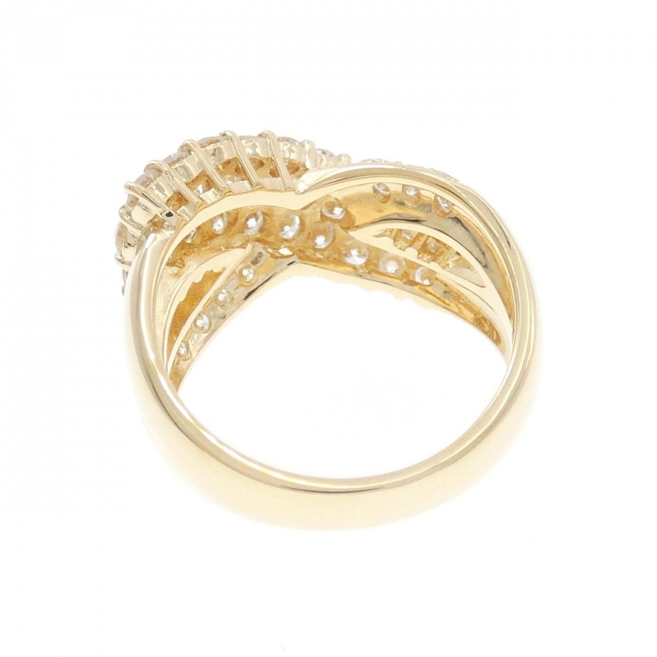 K18YG ダイヤモンド リング 1.55CT