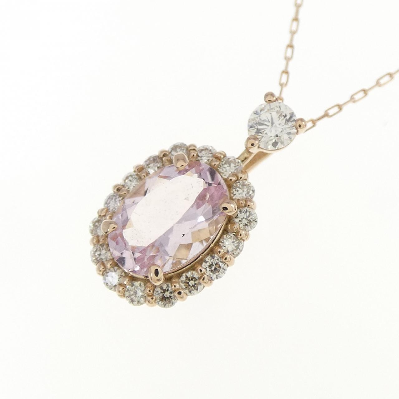 [新品] K18PG 摩根石項鍊 0.57CT
