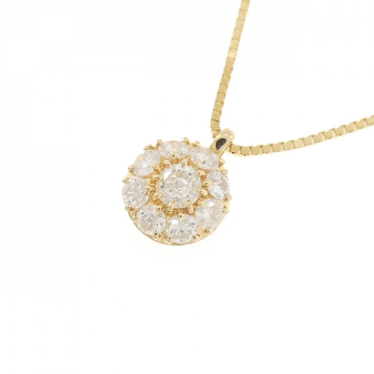 K18YG ダイヤモンド ネックレス 0.50CT