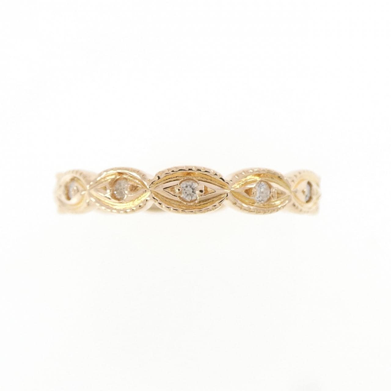 アガット ダイヤモンド リング 0.07CT