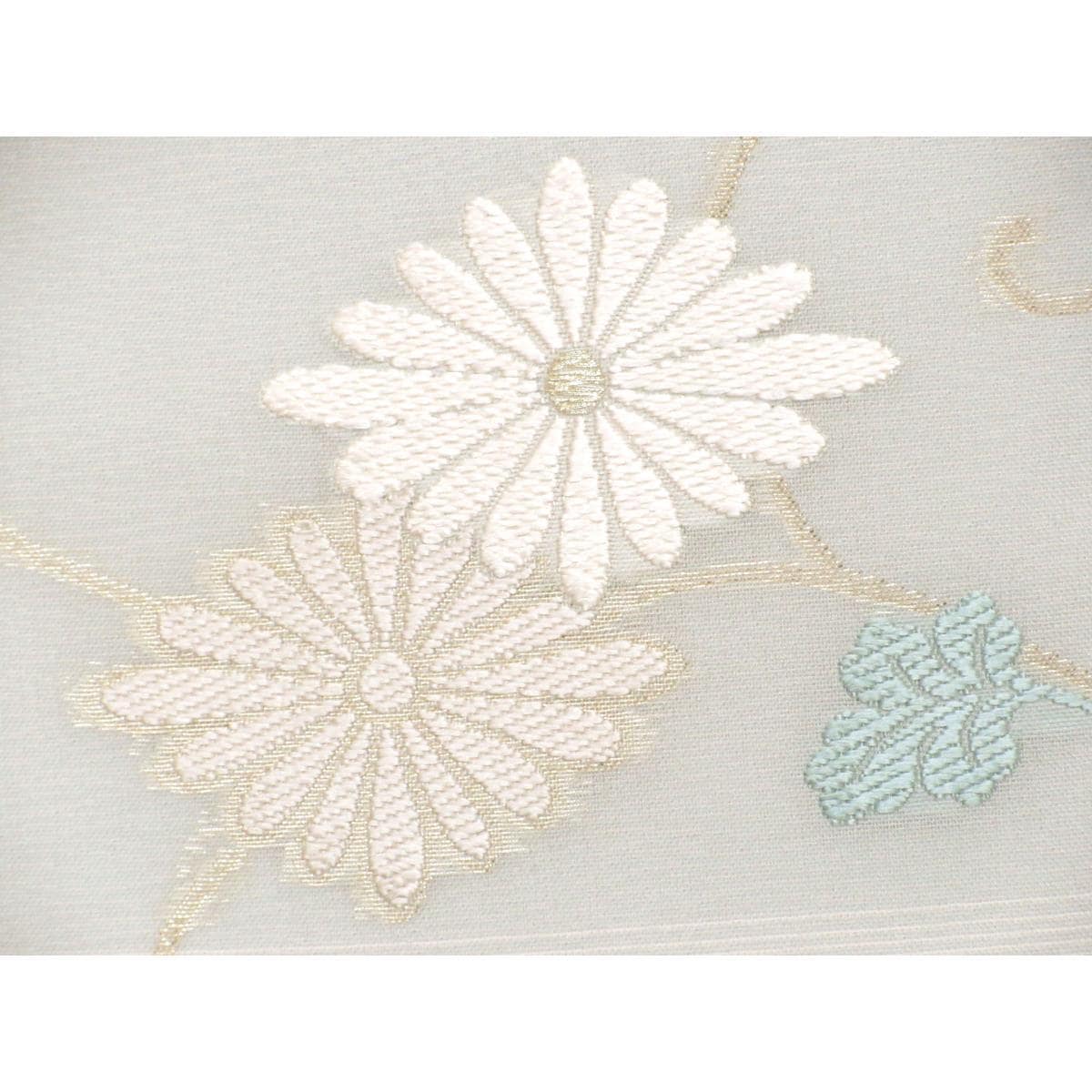 【未使用品】夏袋帯　織文意匠鈴木