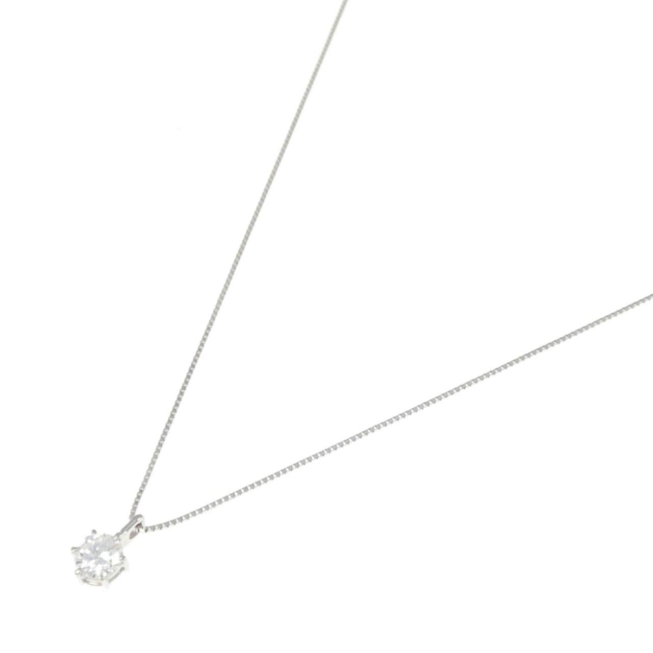 PT/PT850 ダイヤモンド ネックレス 0.531CT F VS2 VG