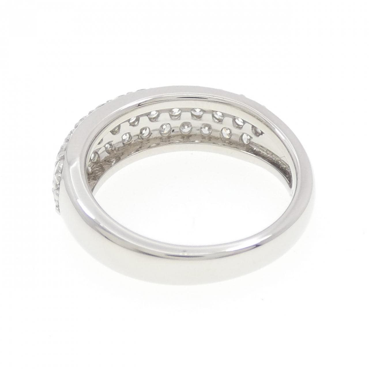 PT950 パヴェ ダイヤモンド リング 0.89CT