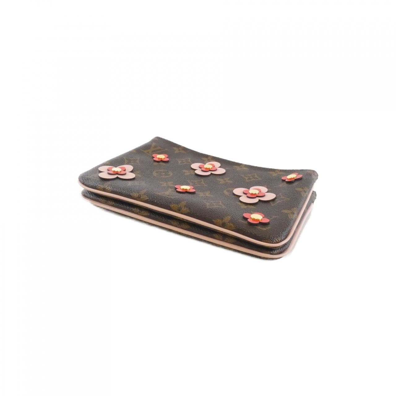 LOUIS VUITTON Monogram (Flower) Pochette Double Zip M63905 Shoulder Bag