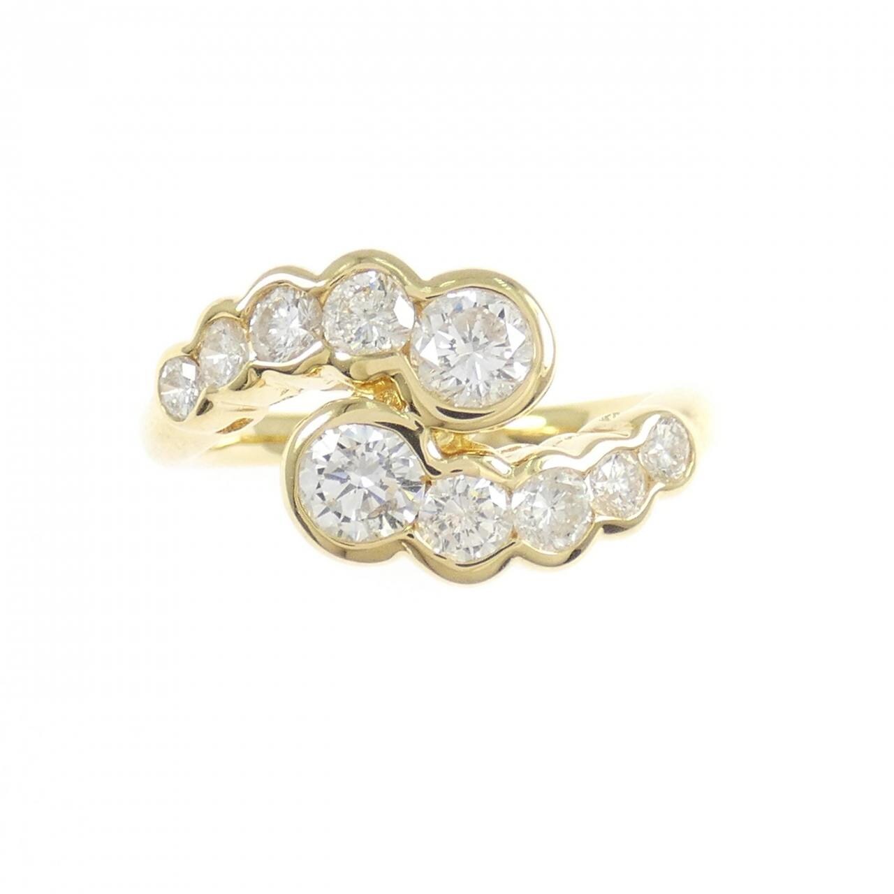 K18YG ダイヤモンド リング 1.00CT