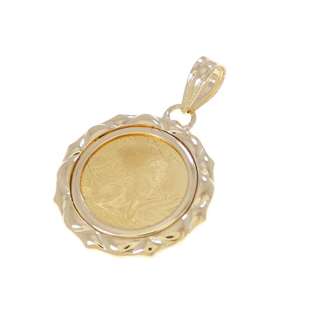 K18YG コイン ペンダント