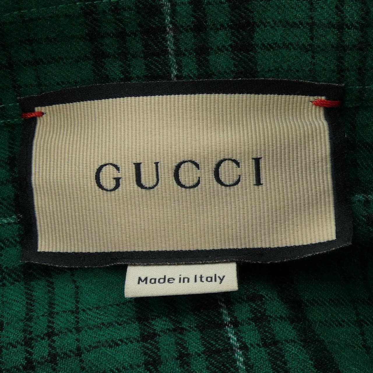 グッチ GUCCI ロッキングホースチェックウールシャツ 672701 ZAIB8 シャツ