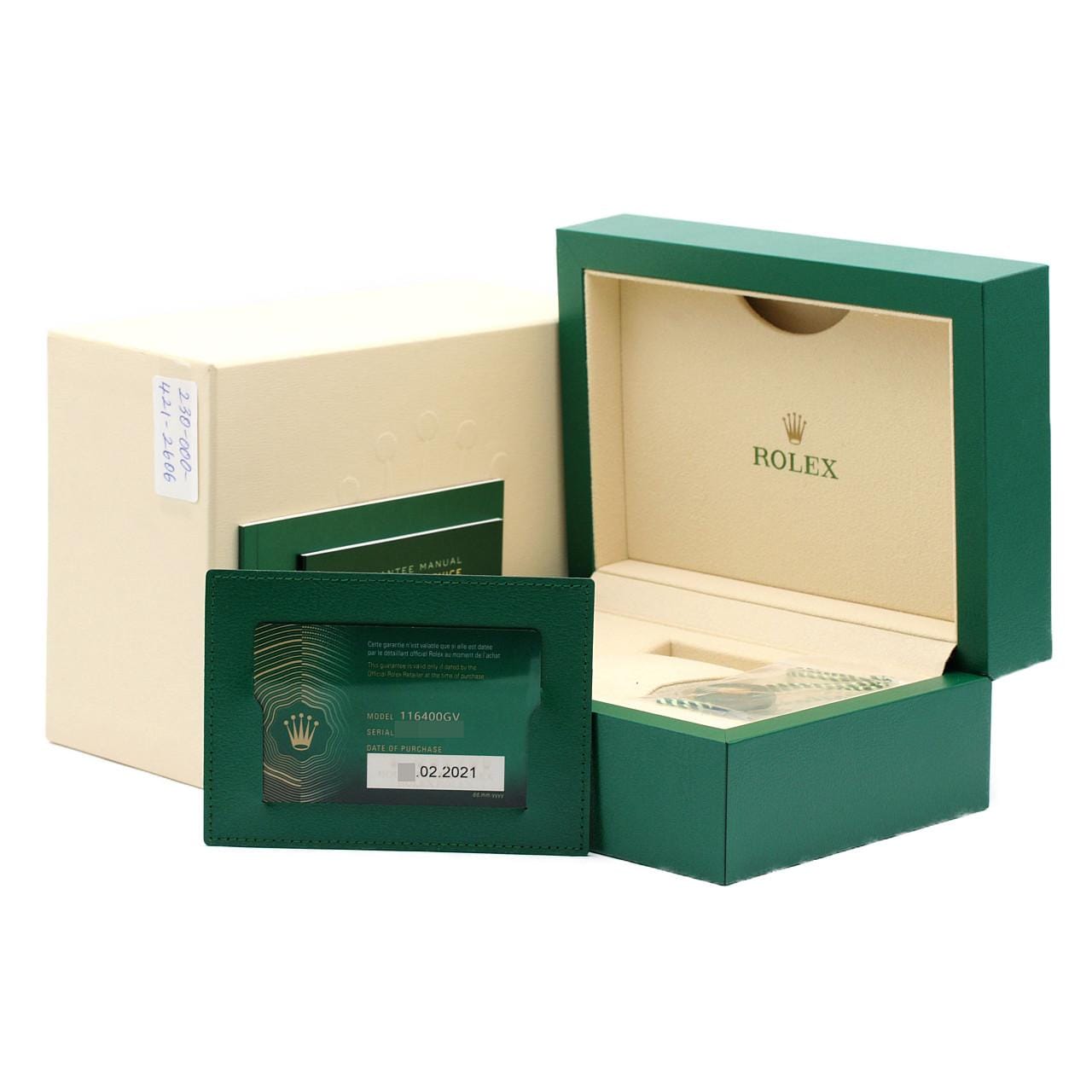 ロレックス ミルガウス 116400GV SS 自動巻 ランダム番