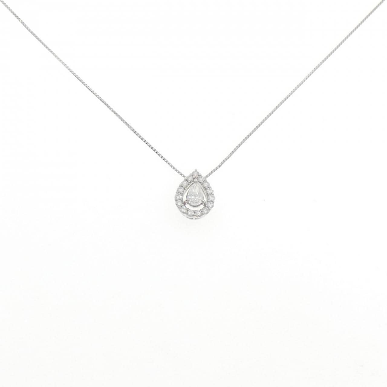 PT950/PT850 ダイヤモンド ネックレス 0.185CT