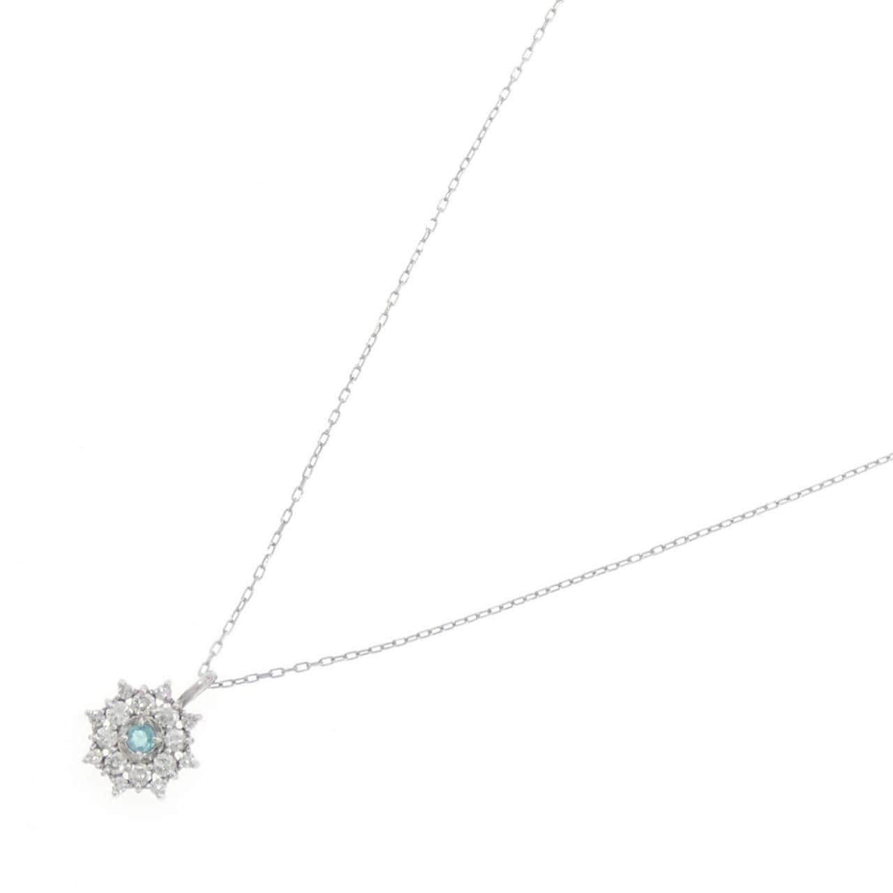 PT900/PT850 トルマリン ネックレス 0.022CT