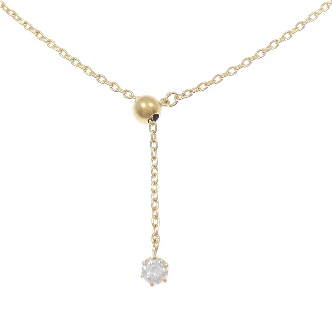 KOMEHYO|K18YG Diamond Necklace 0.10CT|Jewelry|Necklace|【Official ...