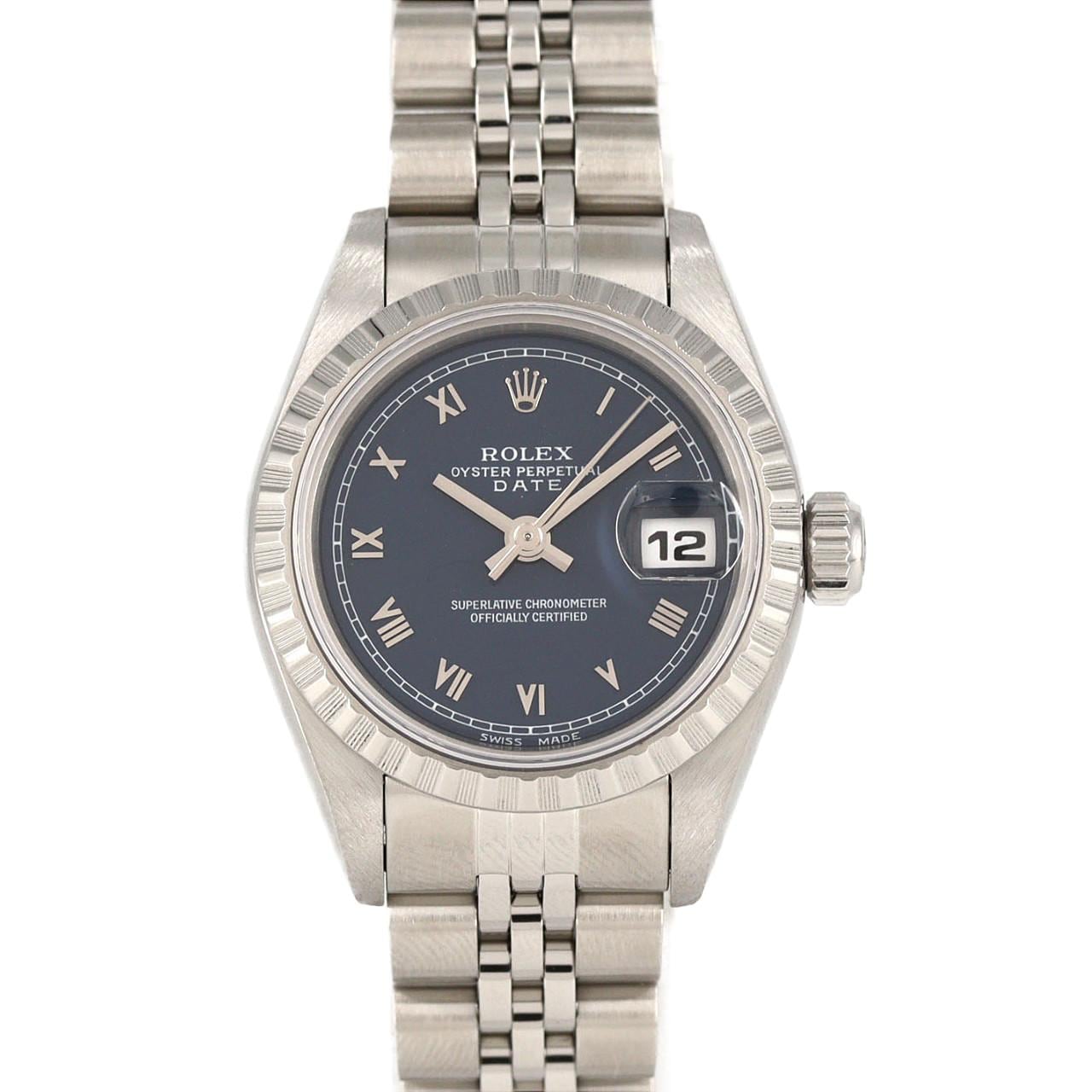 ロレックス オイスターパーペチュアルデイト 69240･5 SS 自動巻 U番