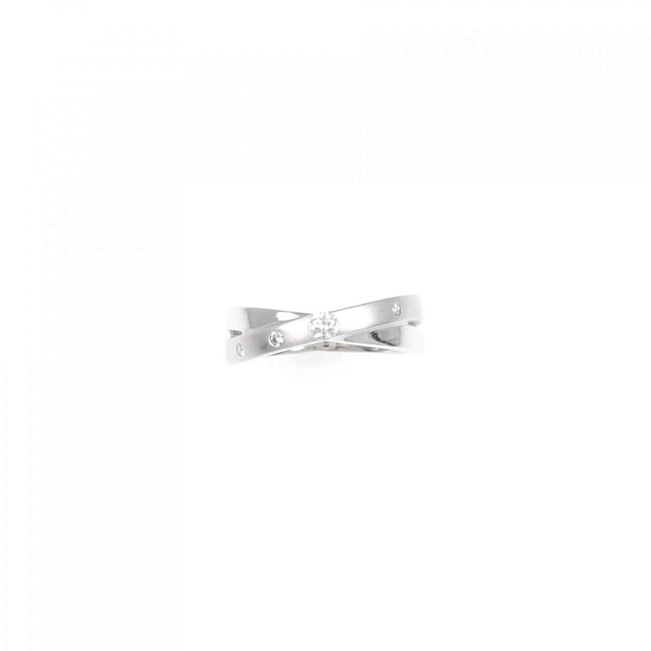 K10WG ダイヤモンド リング 0.10CT