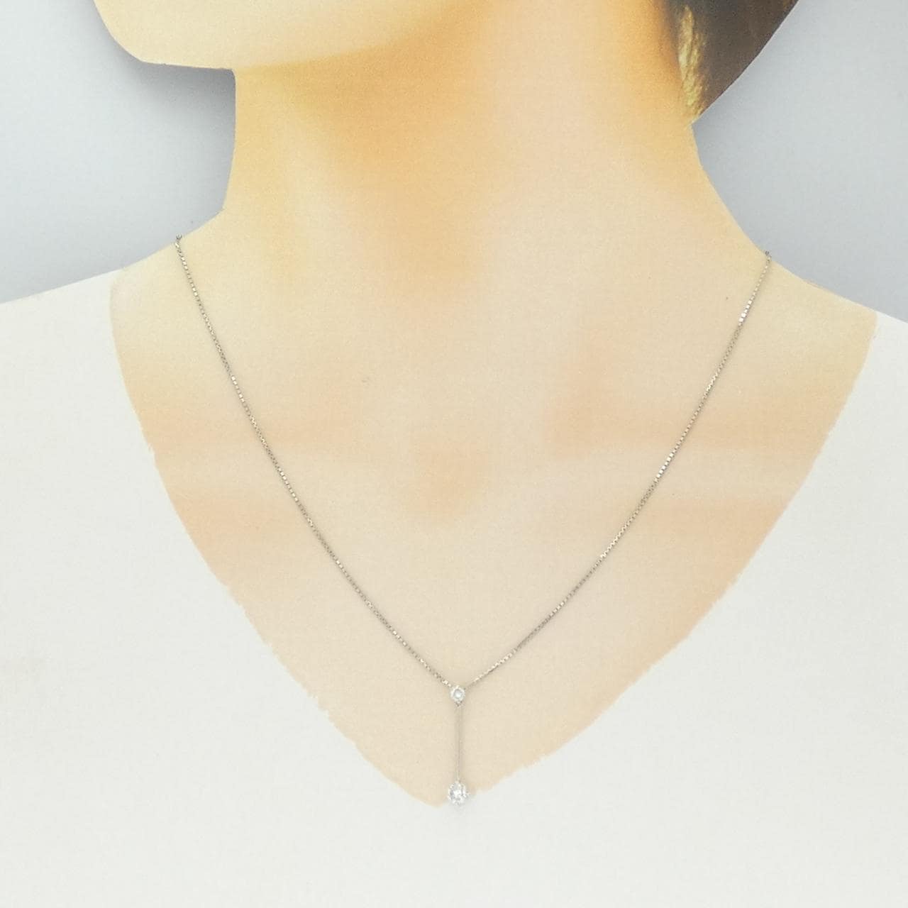 PT850 ダイヤモンド ネックレス 0.31CT