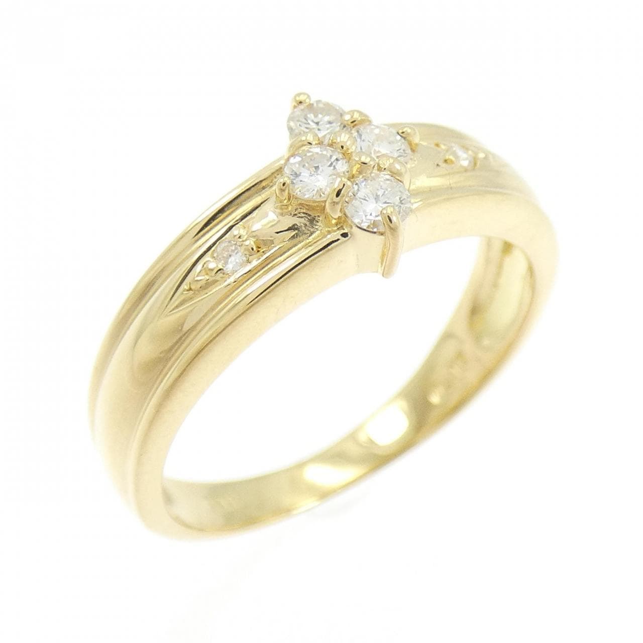 K18YG ダイヤモンド リング 0.17CT