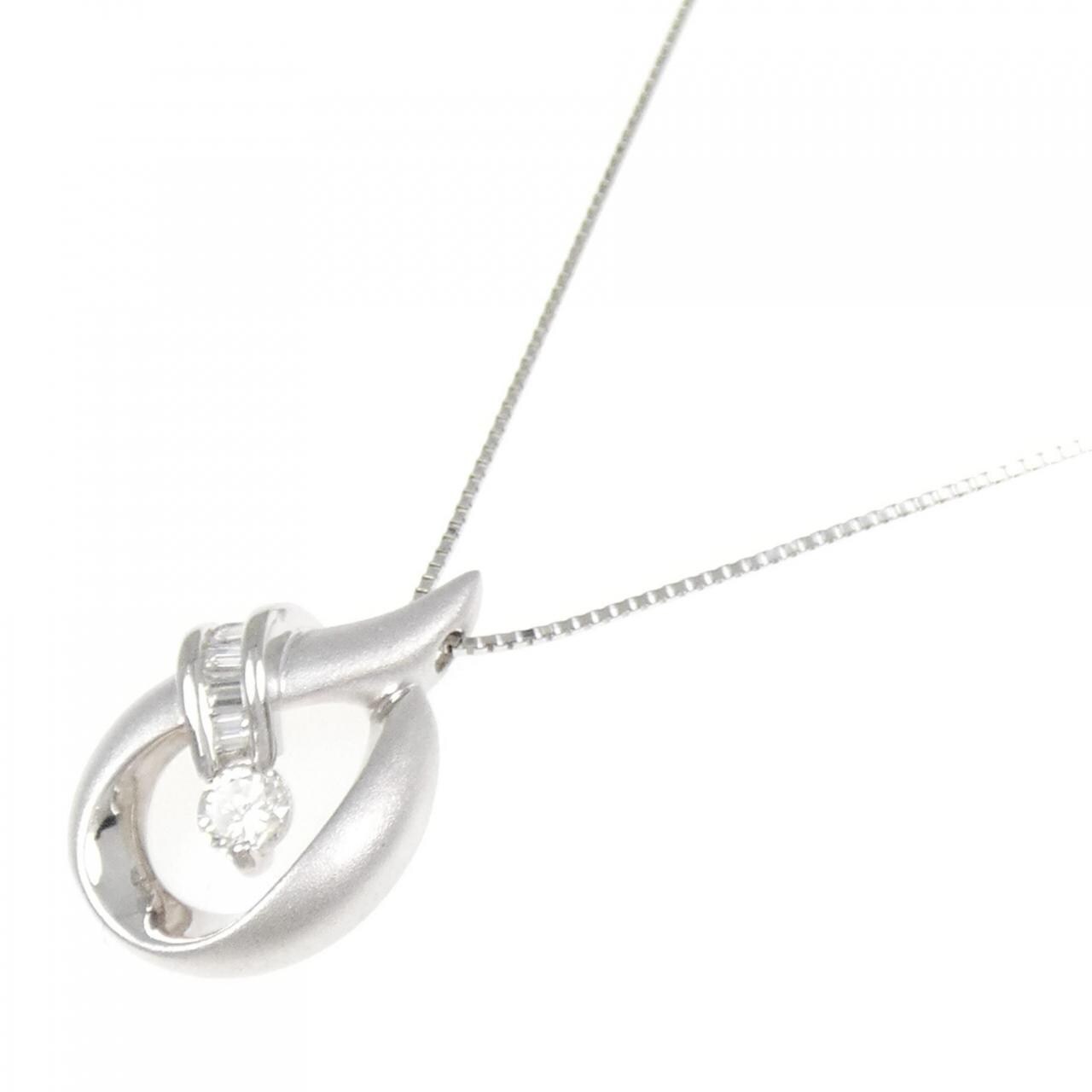 PT900/PT850 ダイヤモンド ネックレス 0.20CT