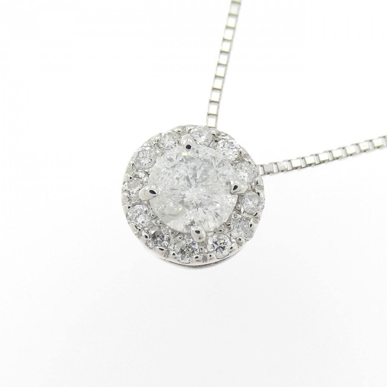 PT900/PT850 ダイヤモンド ネックレス 0.434CT