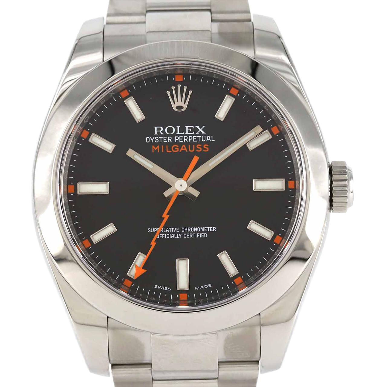 ロレックス ミルガウス 116400 SS 自動巻 ランダム番