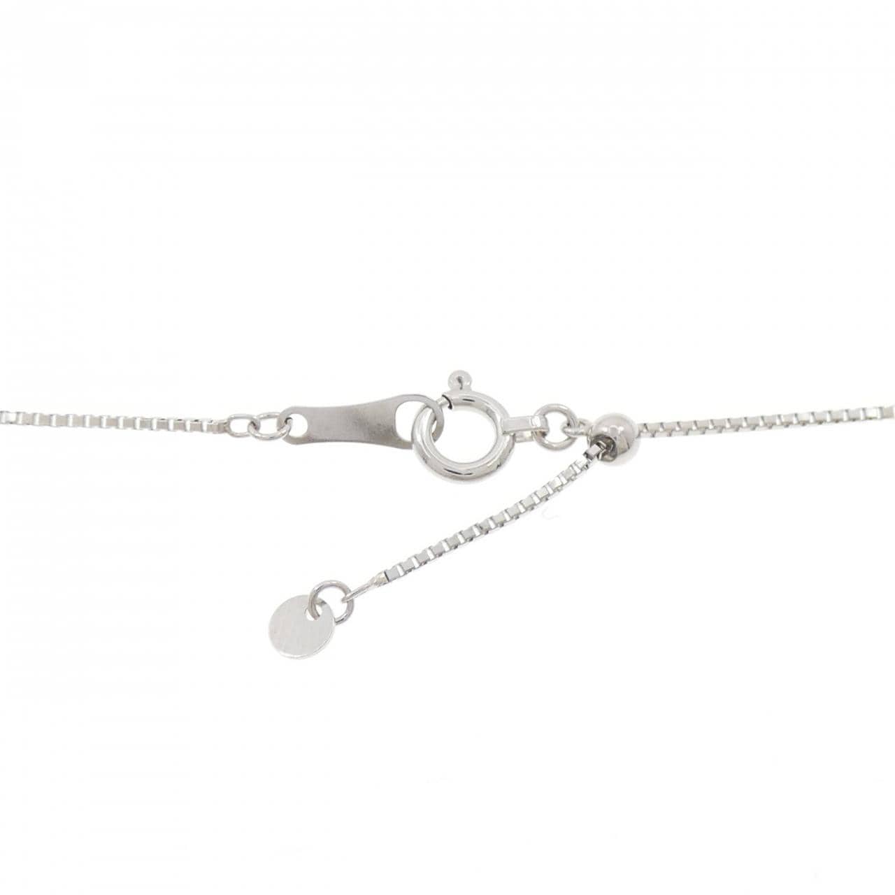 PT900/PT850 ピンクダイヤモンド ネックレス 0.06CT