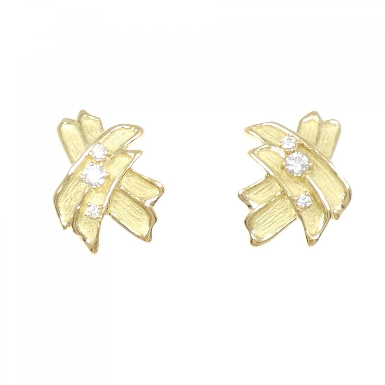 K18YG ダイヤモンド ピアス 0.20CT