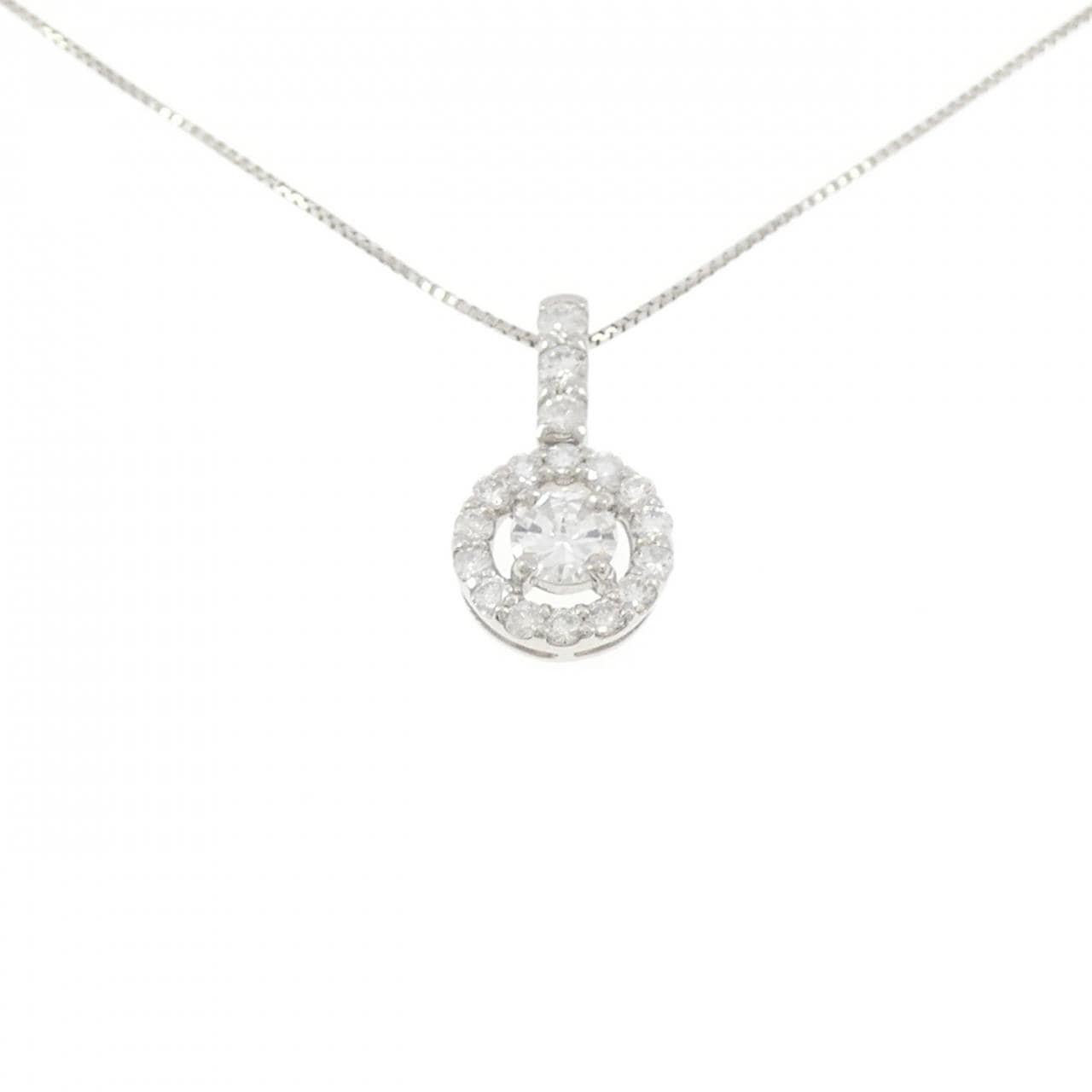 PT900/PT850 ダイヤモンド ネックレス 0.22CT