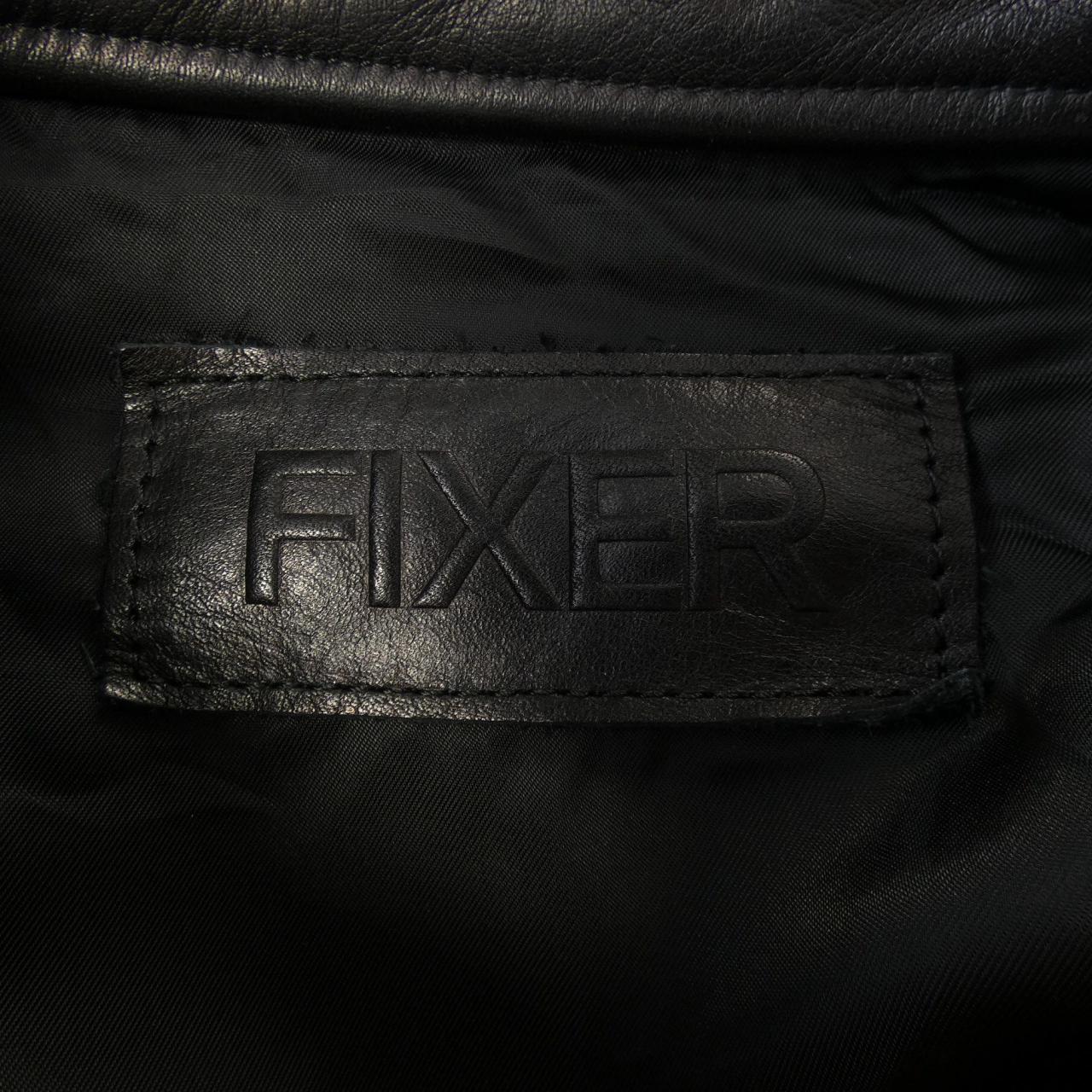 FIXER F-01 レザーライダースジャケット