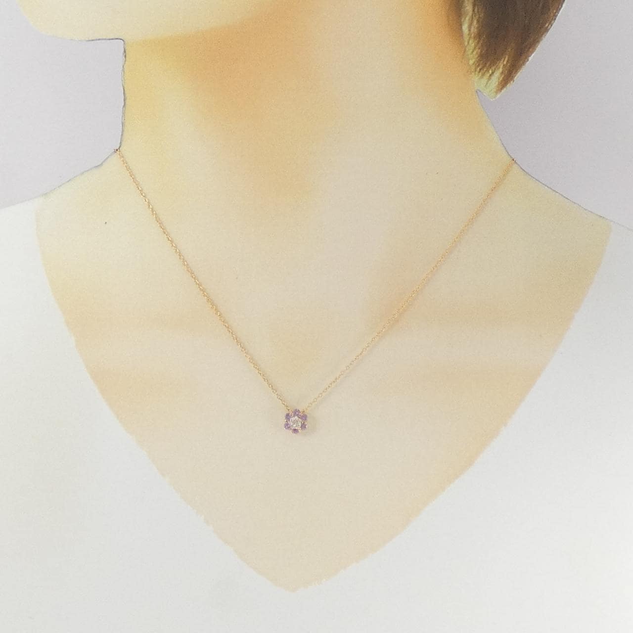 ポンテヴェキオ サファイヤ ネックレス 0.33CT