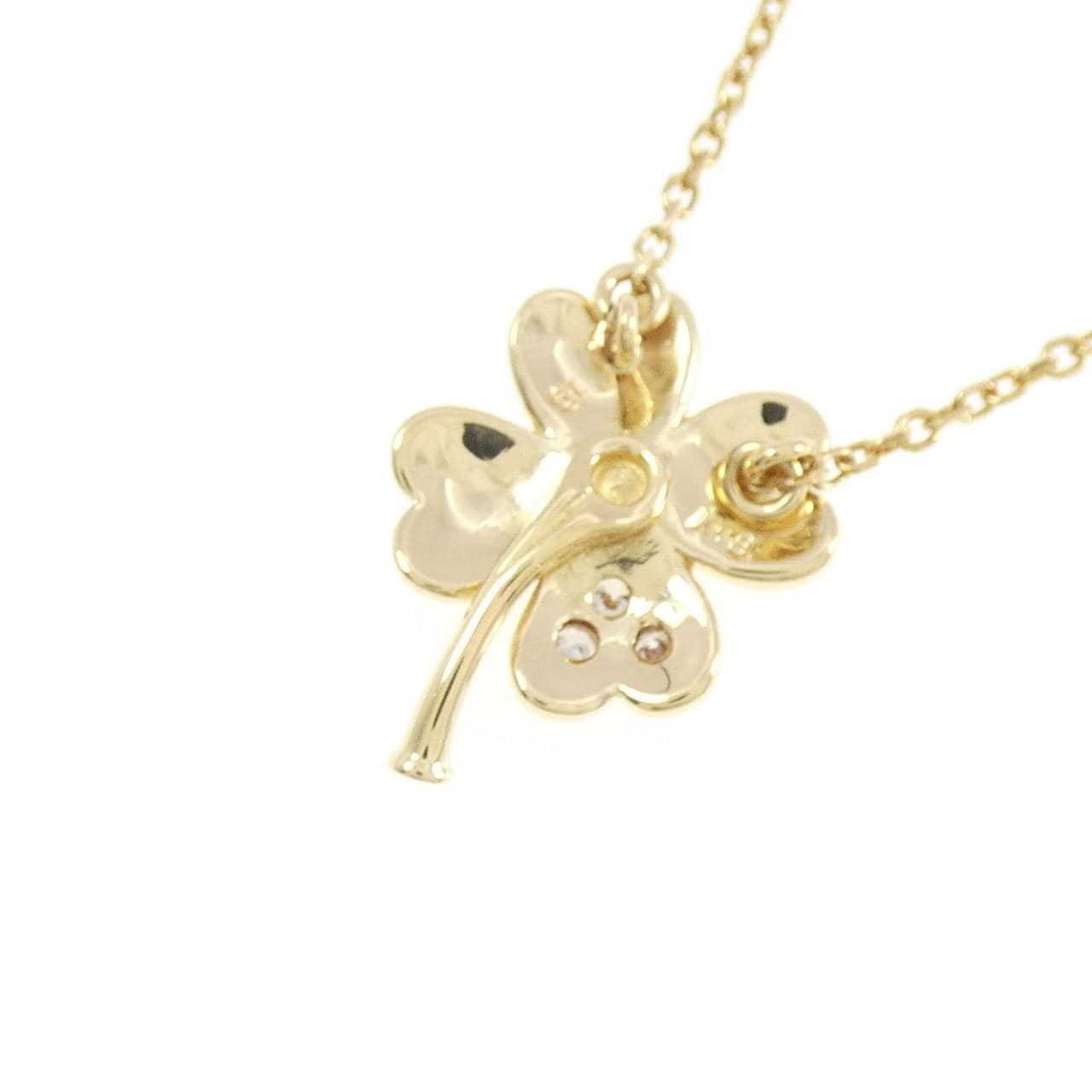 ミキモト クローバー ダイヤモンド ネックレス