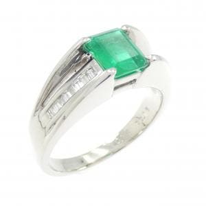 PT900 エメラルド リング 0.74CT