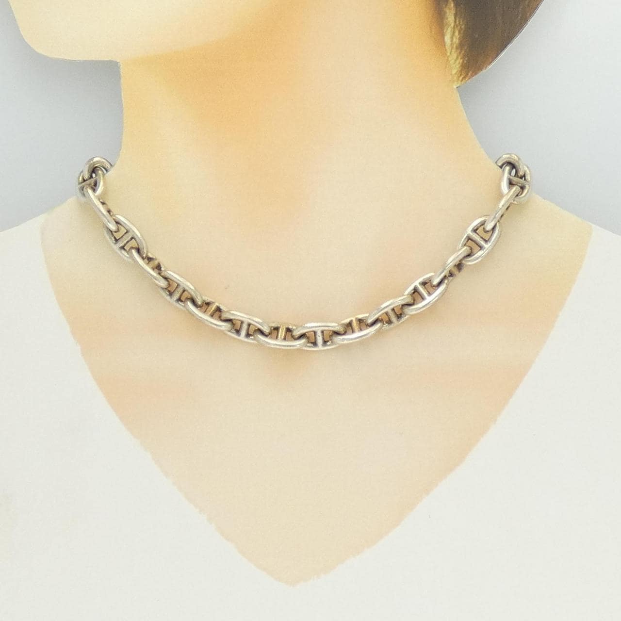 【ヴィンテージ】エルメス シェーヌダンクル ネックレス