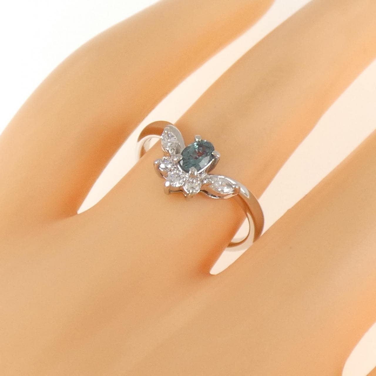 PT900 アレキサンドライト リング 0.292CT