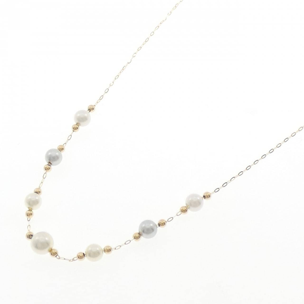 K18YG アコヤパール ネックレス