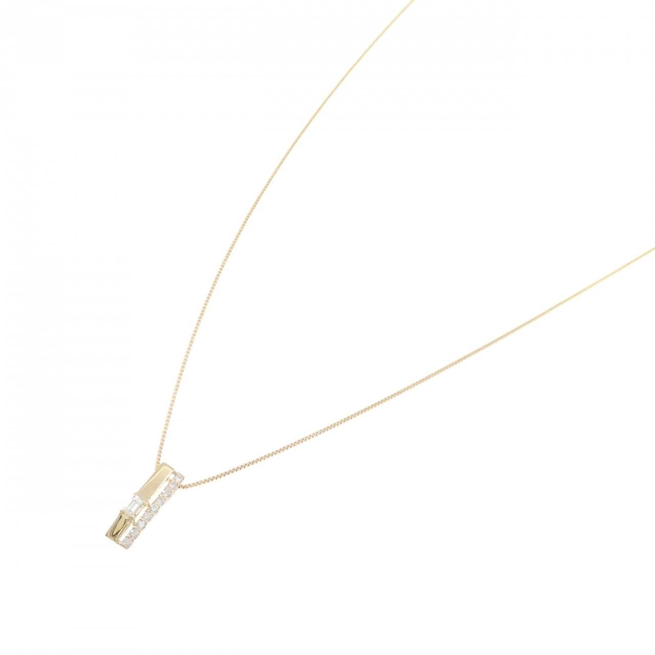 【新品】K18YG ダイヤモンド ネックレス 0.12CT