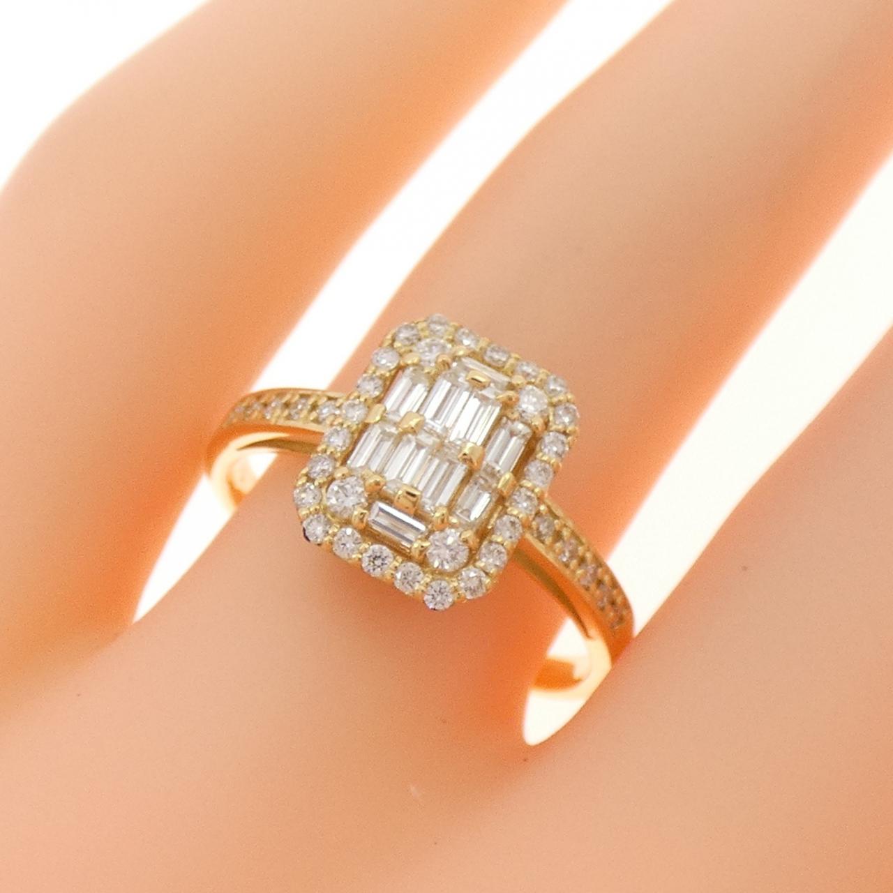 [新品] K18YG鑽石0.50CT