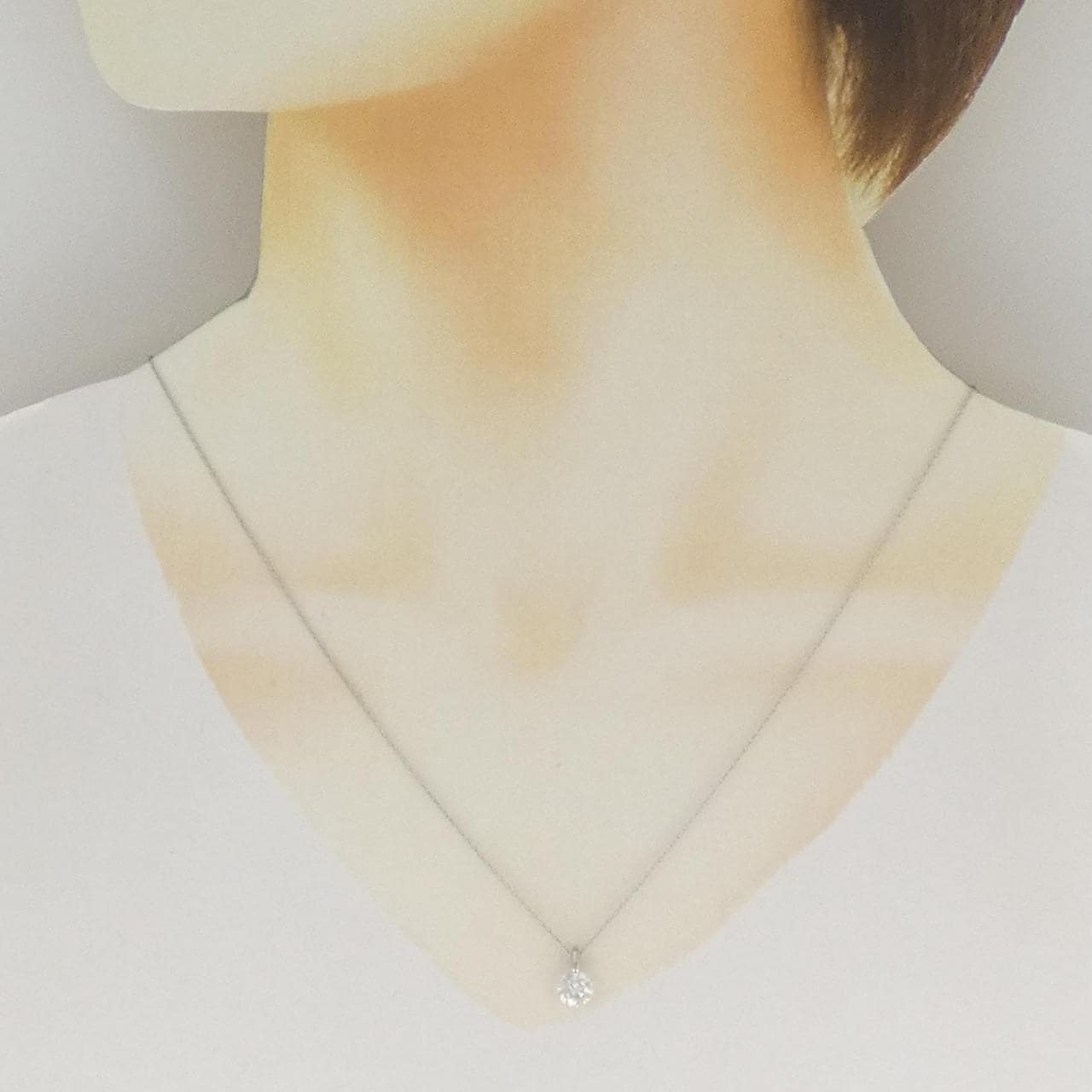 PT900/PT850 ダイヤモンド ネックレス 0.780CT