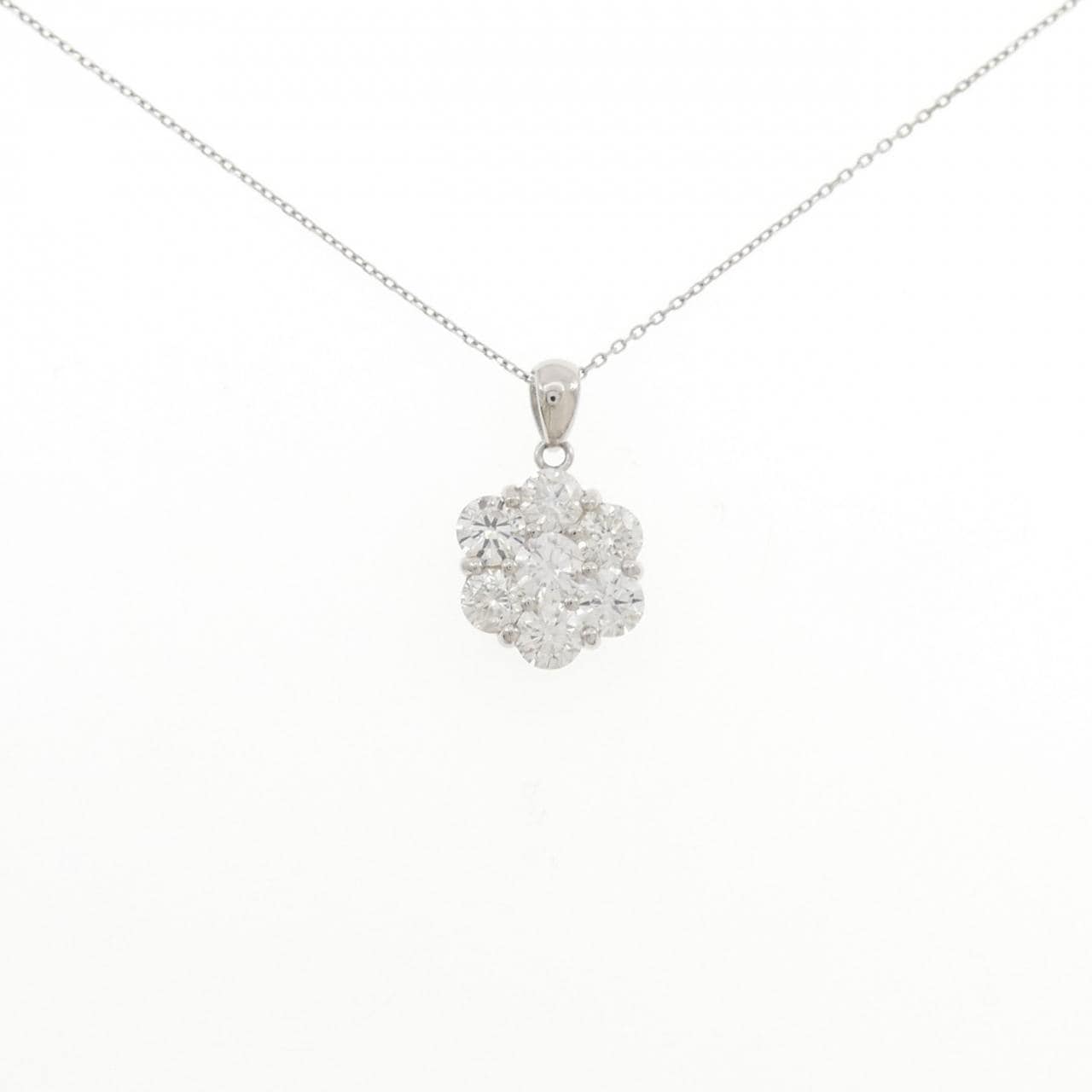 PT900/PT850 ダイヤモンド ネックレス 2.00CT