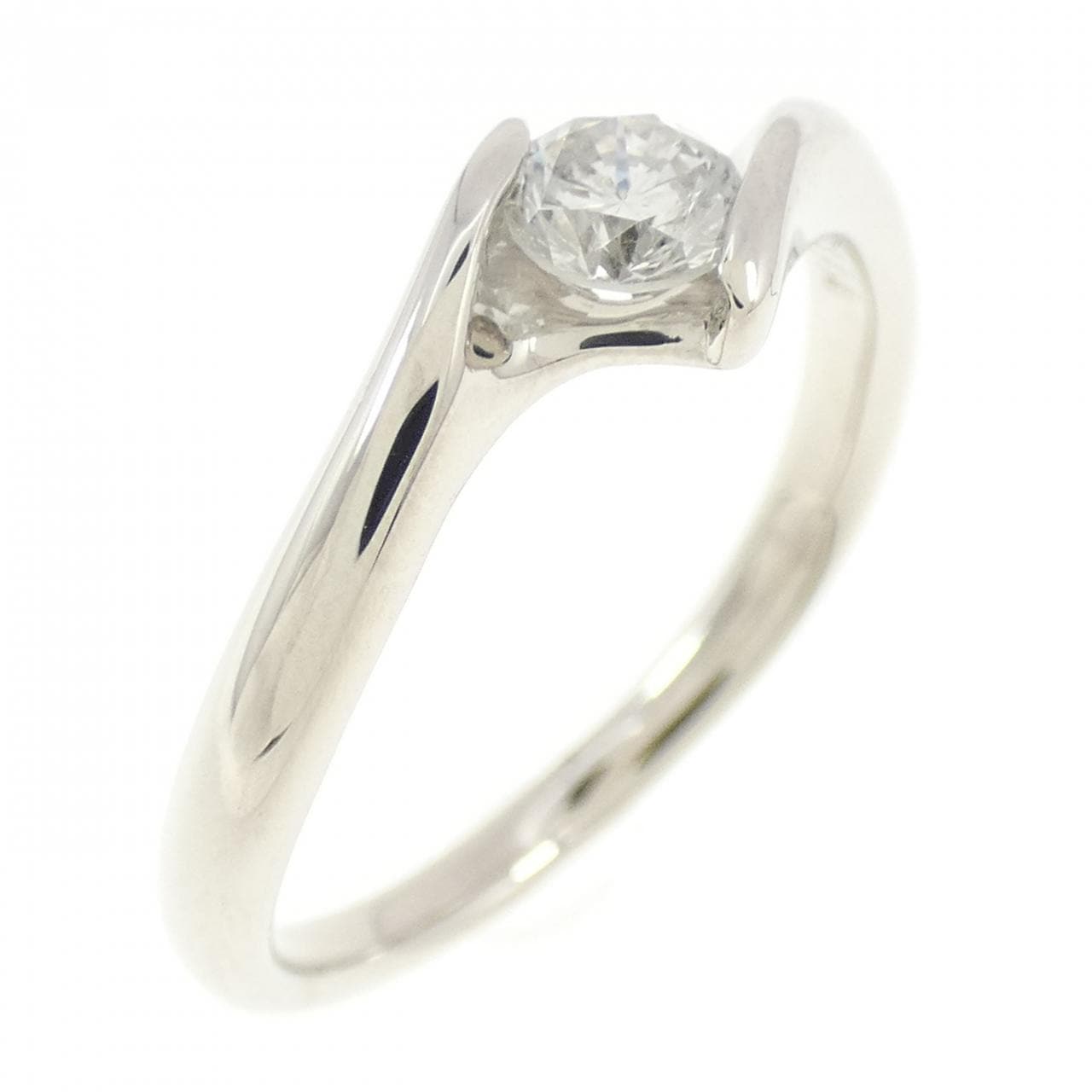 PT950 ダイヤモンド リング 0.20CT
