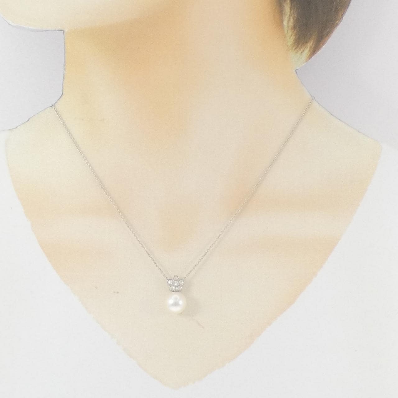 ティファニー 白蝶パール ネックレス 9.3mm