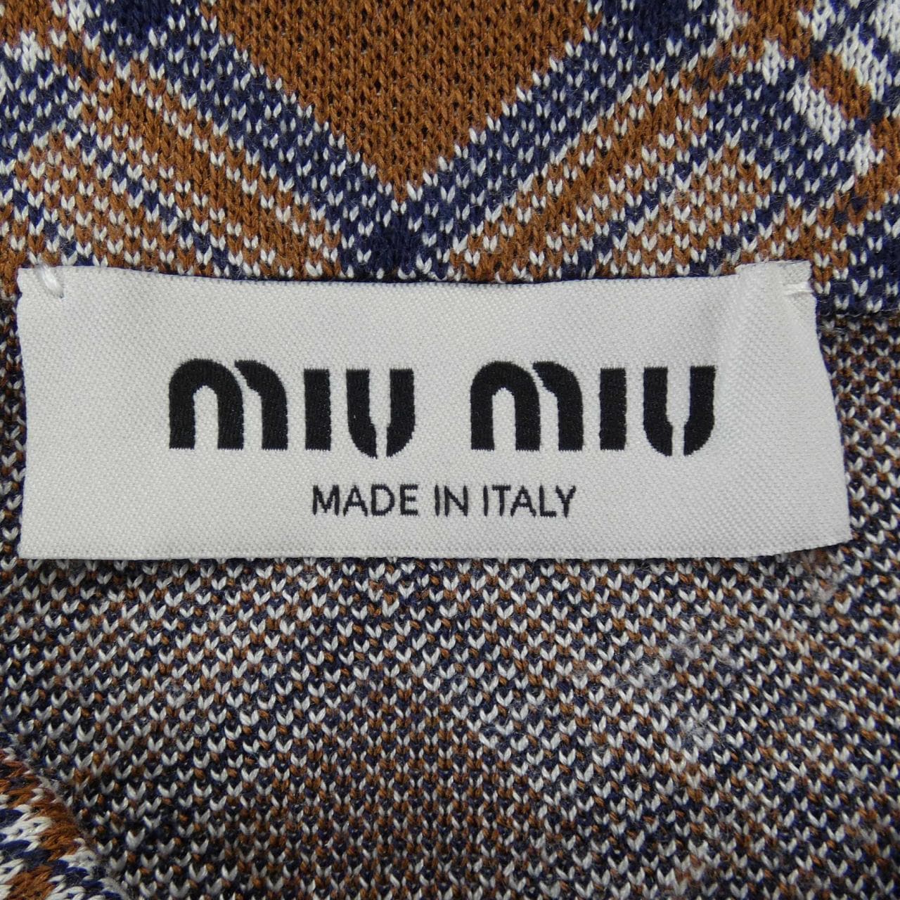 ミュウミュウ MIU MIU MIU MIU ロゴ MMLA80 SOOO 16XB トップス