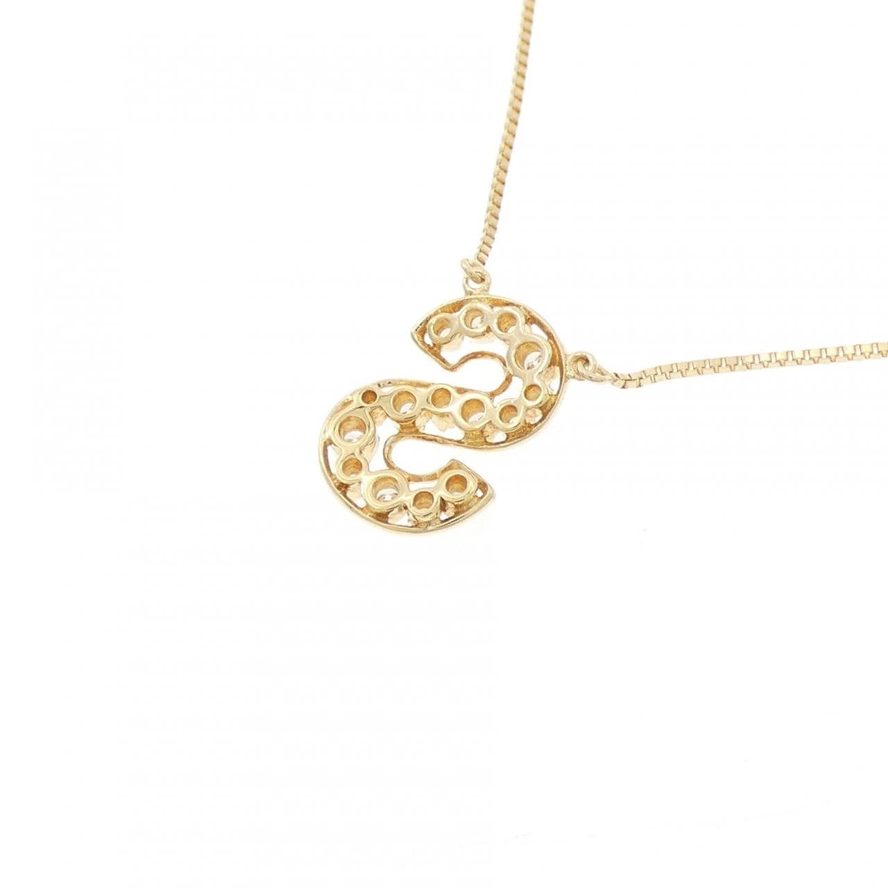 アーカー プルミエトワール イニシャル ネックレス 0.13CT