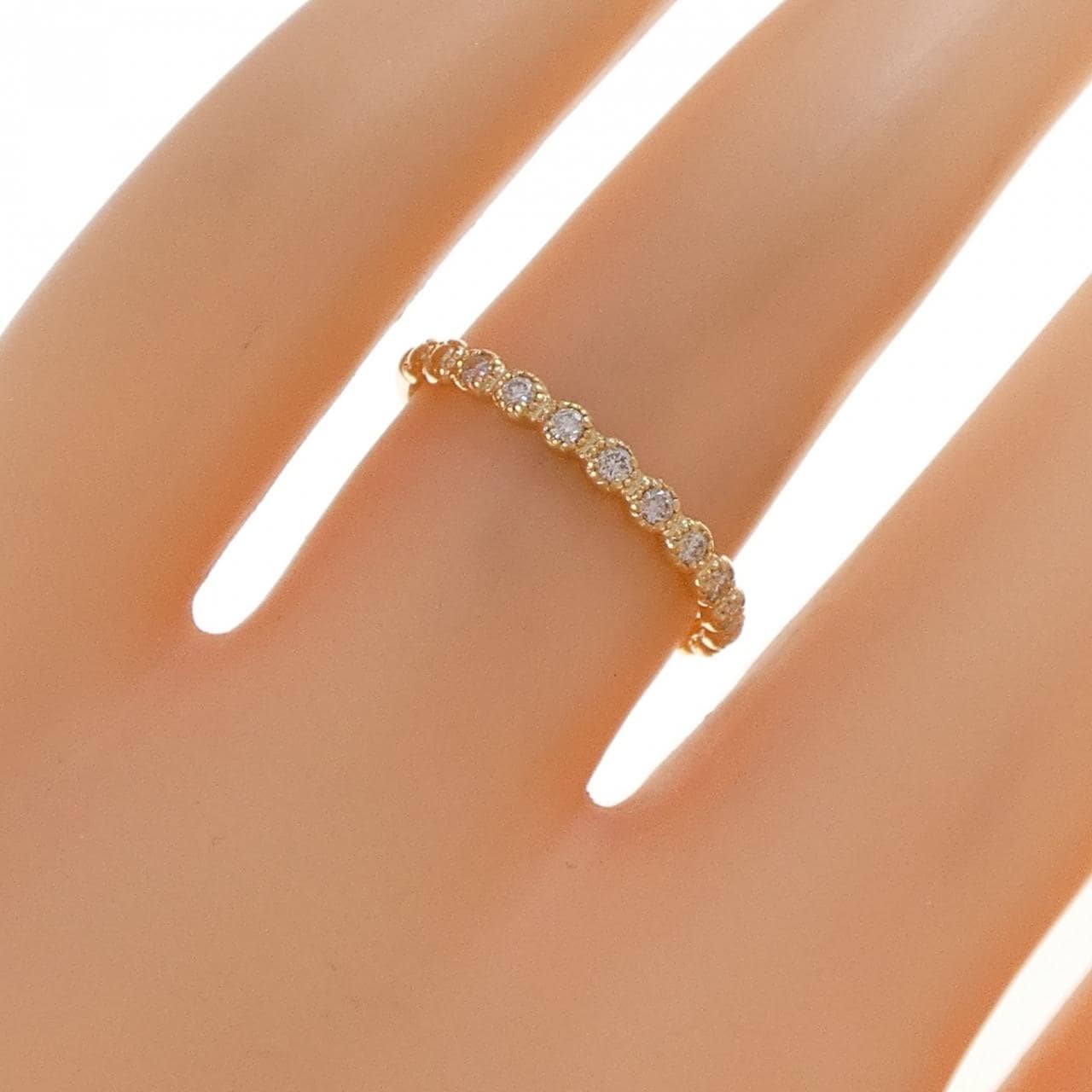 K18YG ダイヤモンド リング 0.10CT