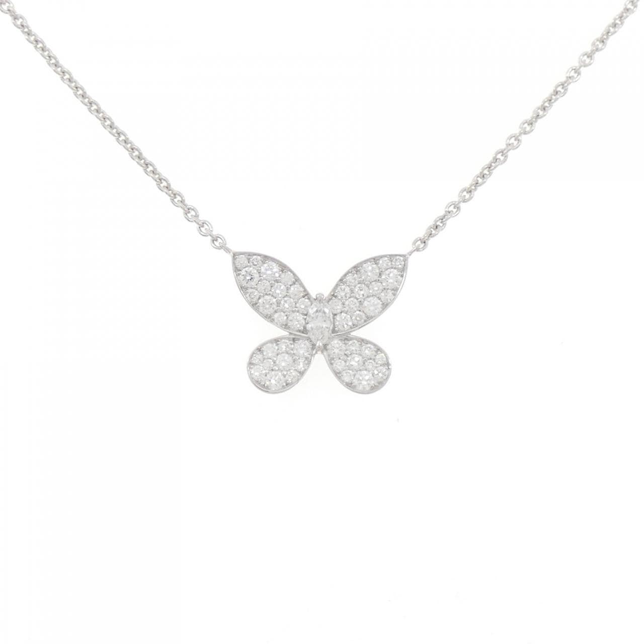 グラフ パヴェ バタフライ ミニ ネックレス