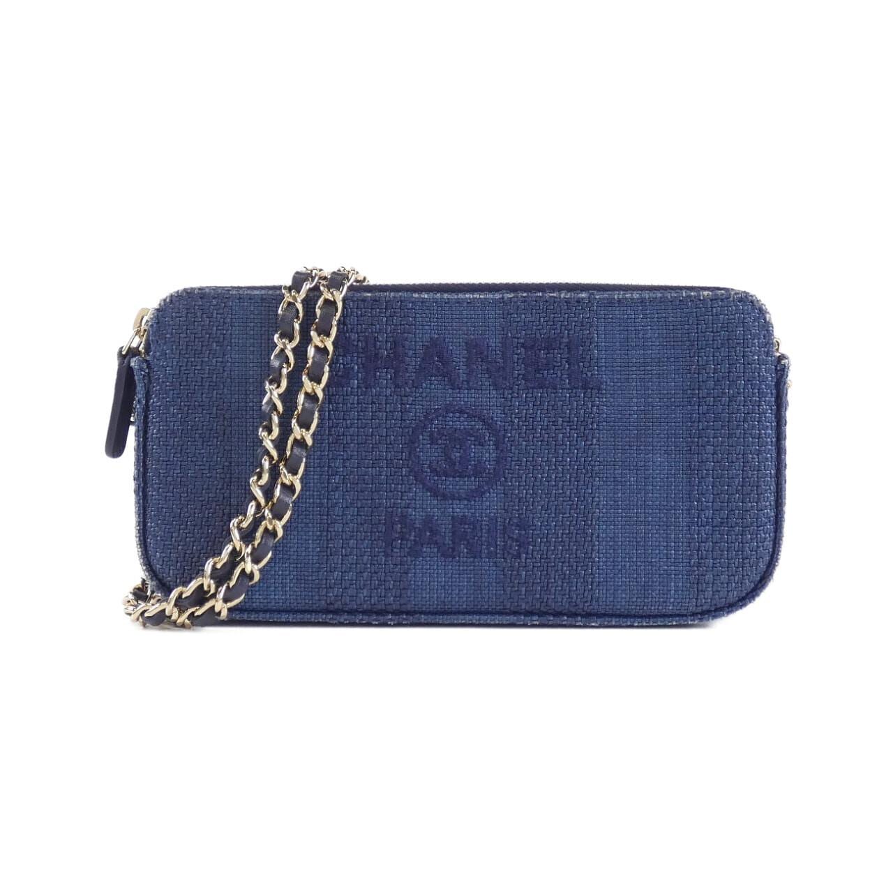 CHANEL Deauville Line Chain Wallet