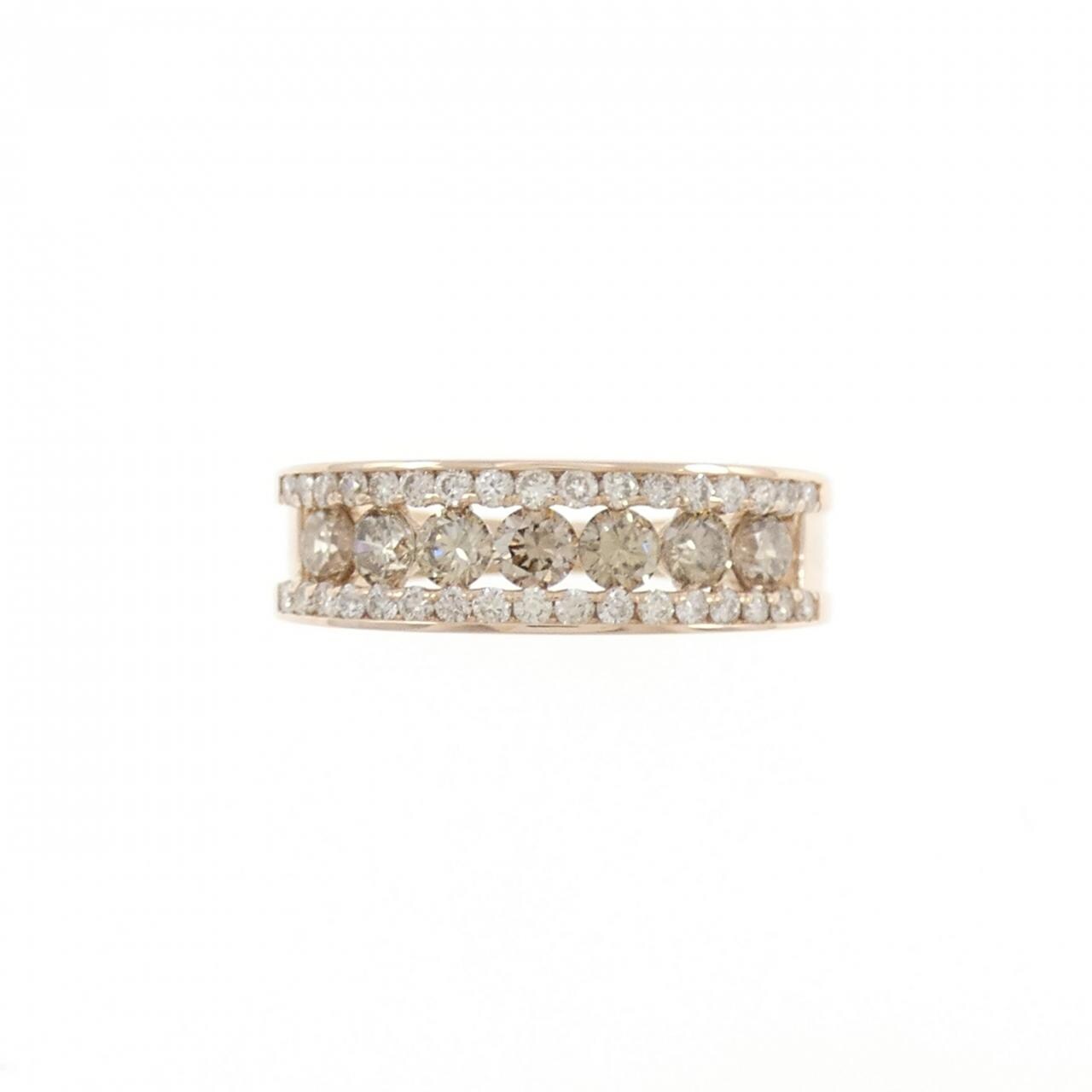 K18PG ダイヤモンド リング 0.60CT