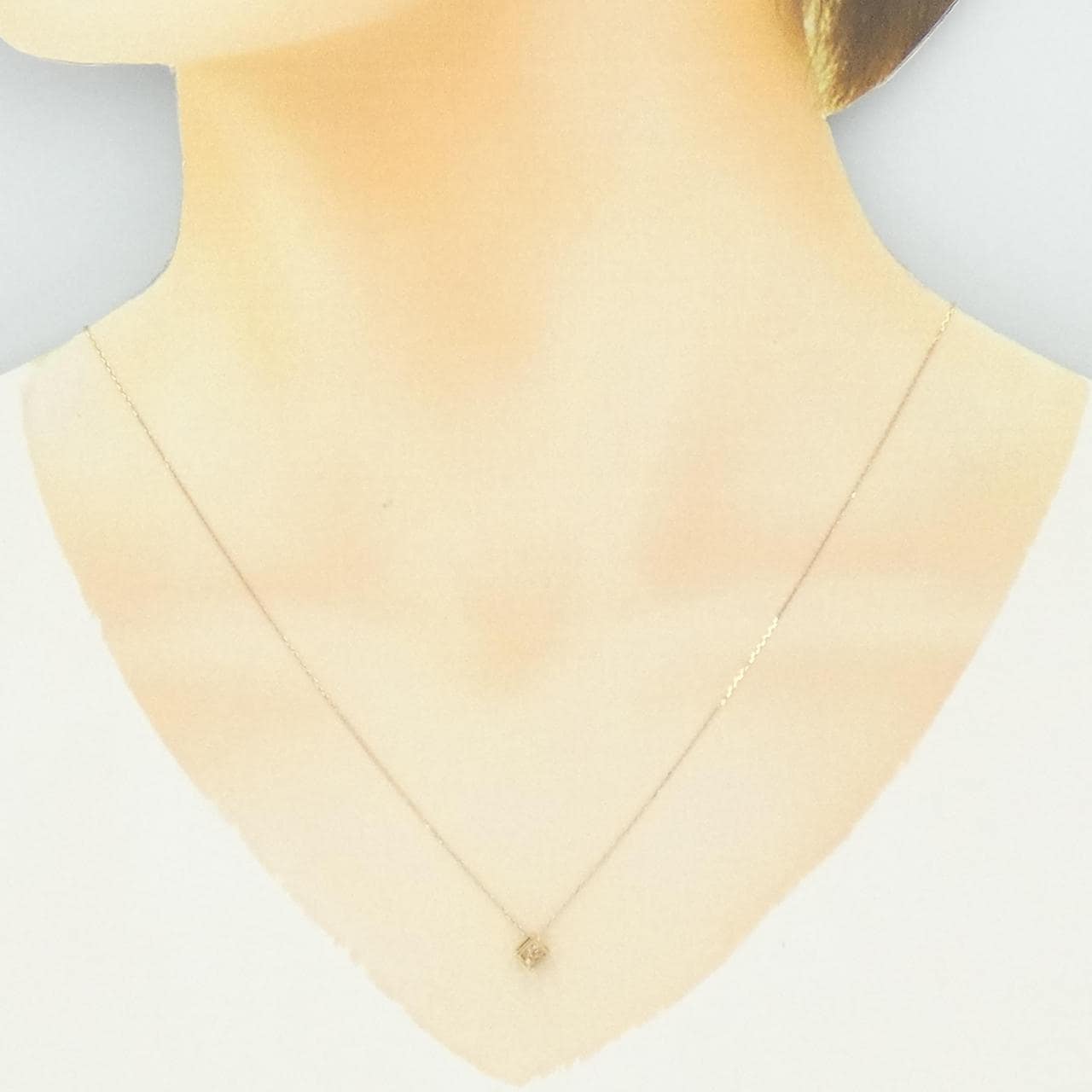 K18YG ダイヤモンド ネックレス 0.30CT