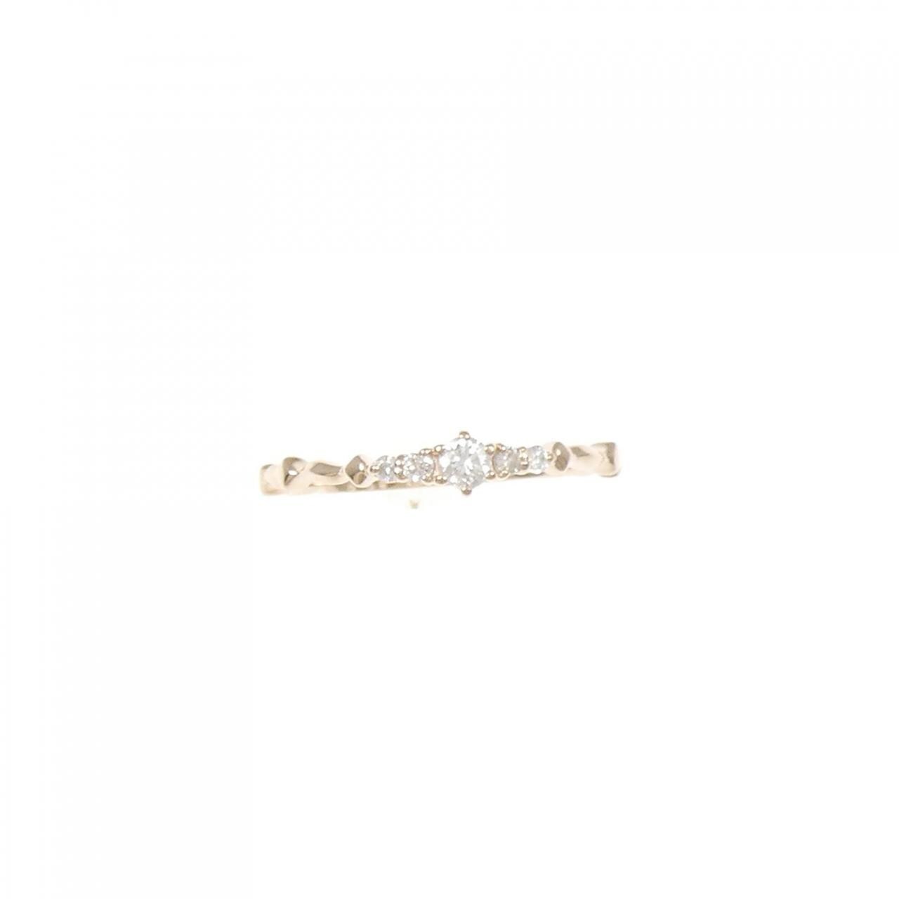 アガット ダイヤモンド リング 0.08CT