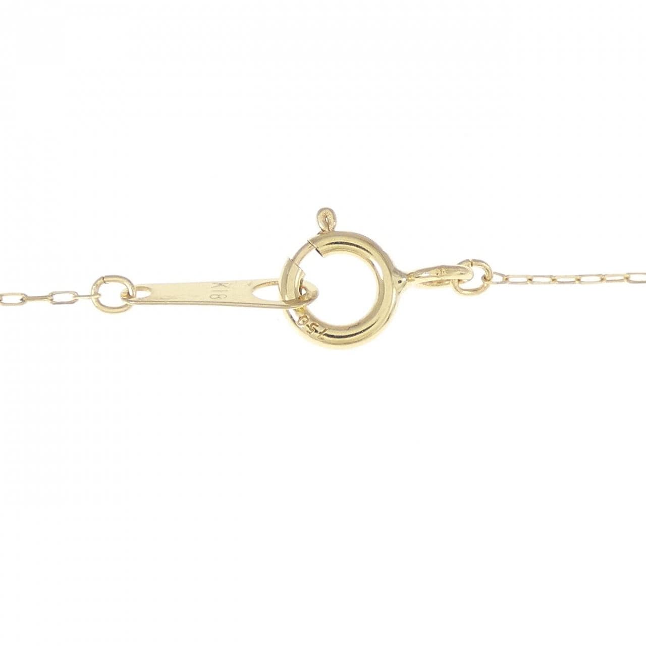 【新品】K18YG ダイヤモンド ネックレス 0.10CT