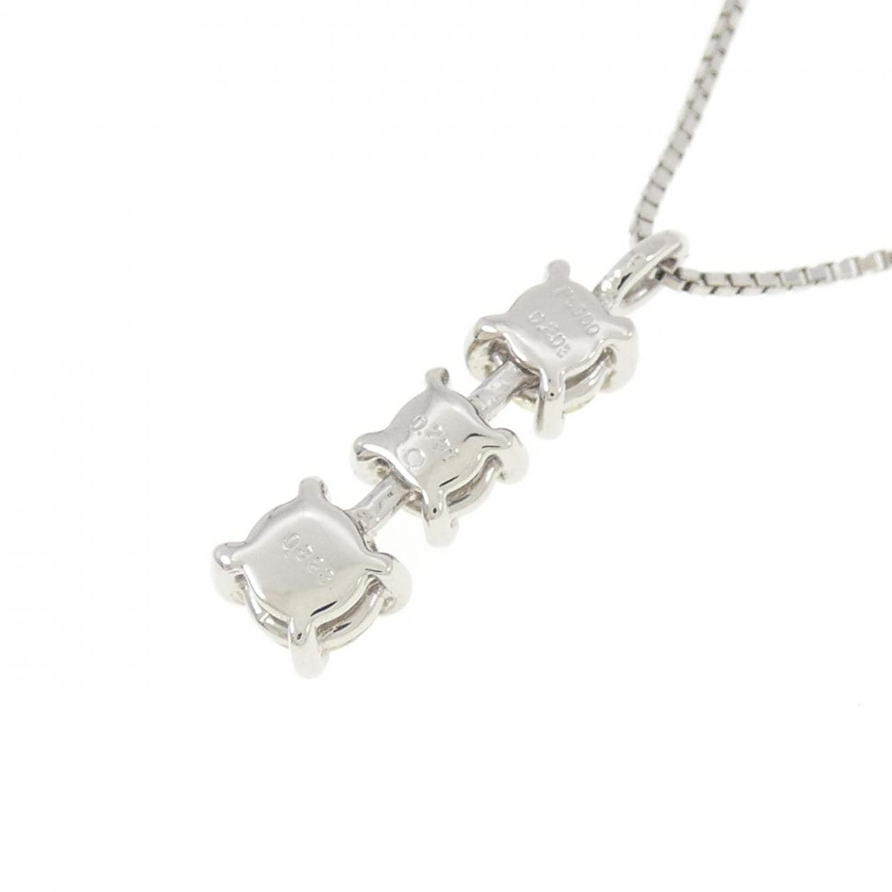 PT900/PT850 ダイヤモンド ネックレス 0.763CT