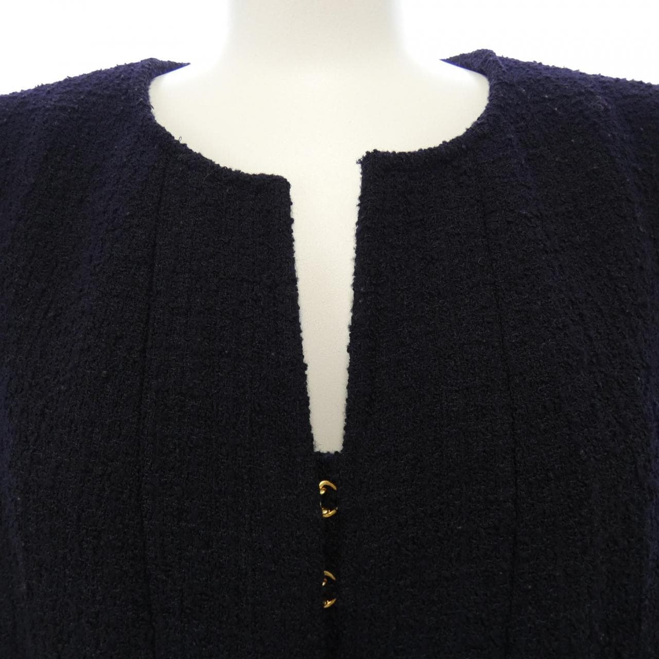【ヴィンテージ】シャネル CHANEL P08262V04999 96A ノーカラージャケット