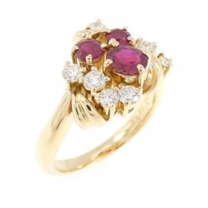 ポーラ ルビー リング 0.71CT